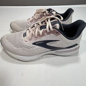 Brooks Launch GTS 8 Primrose/Metallic Womens Running Shoes Size 8.5 Wide (D)